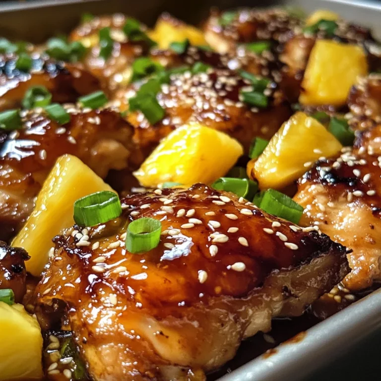 Baked Teriyaki Chicken with Pineapple
