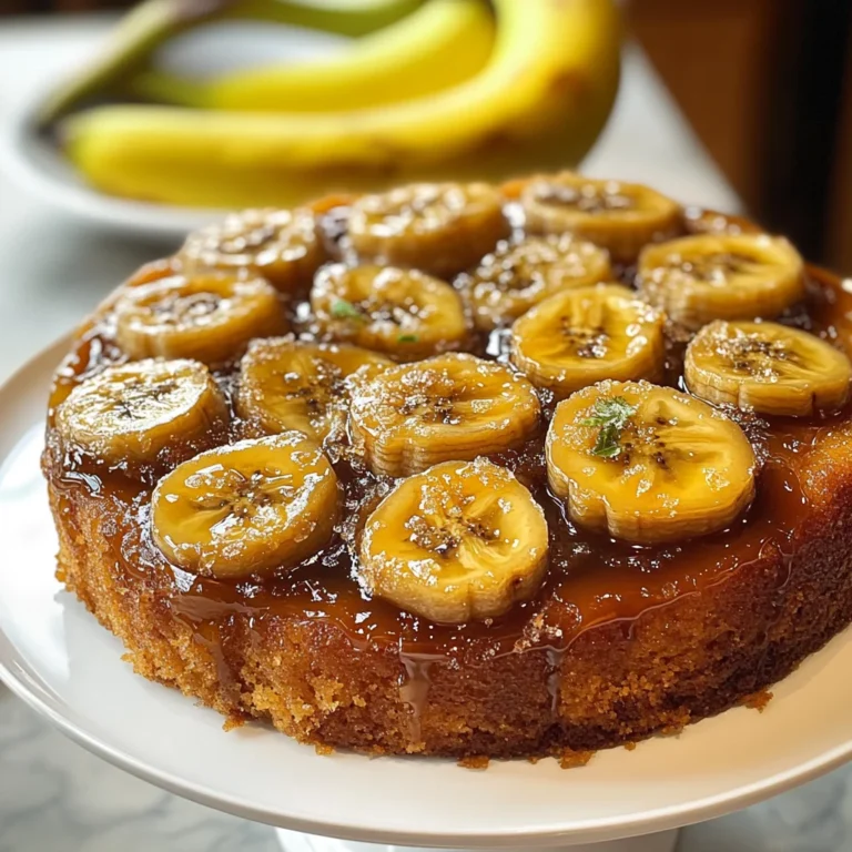 Banana Foster Upside Down Cake