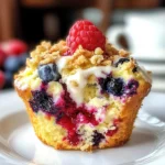 Berry Cream Cheese Muffins