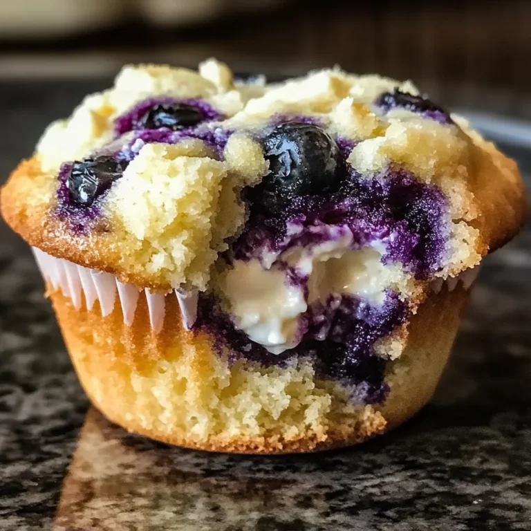 Blueberry Cream Cheese Muffins Recipe