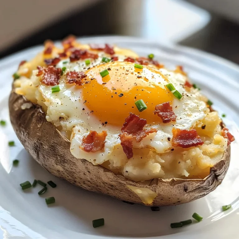 Breakfast Twice Baked Potato