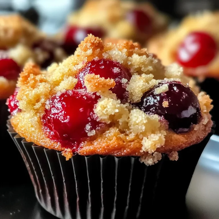 Cherry Cobbler Muffins Made Easy