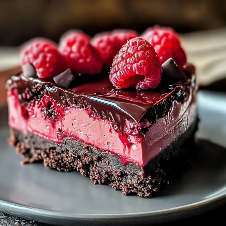 Decadent Dark Chocolate Raspberry Cheesecake You'll Adore