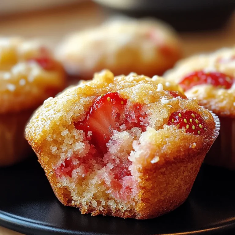 Delightful Fresh Strawberry Muffins