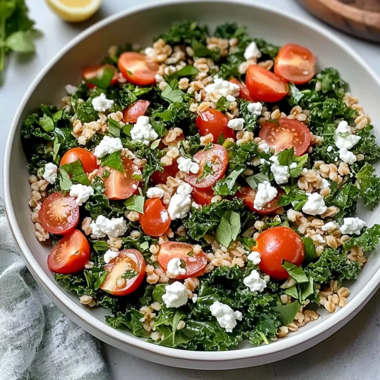 Easy 30-Minute Kale Farro Salad