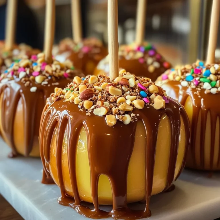 Easy Caramel Apples Recipe