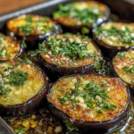 Garlic Herb Crusted Eggplant Slices: Recipe Completion and Serving Suggestions