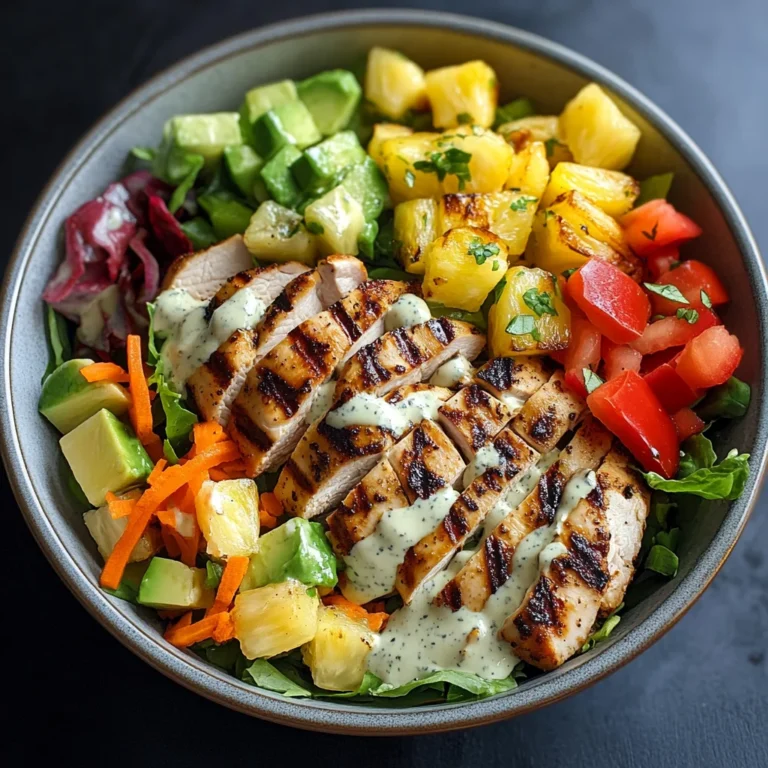 Hawaiian Chicken Salad Bowl