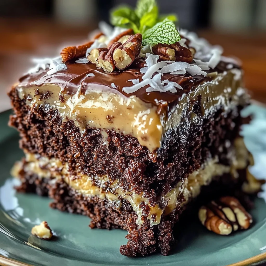 Irresistible German Chocolate Poke Cake Decadent Easy Recipe
