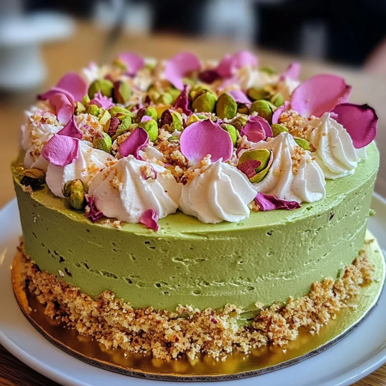 Irresistible Pistachio Rose Milk Cake You'll Crave Every Bite