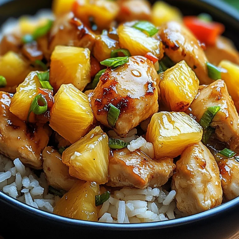 Pineapple Chicken and Rice: A Tropical Delight Recipe