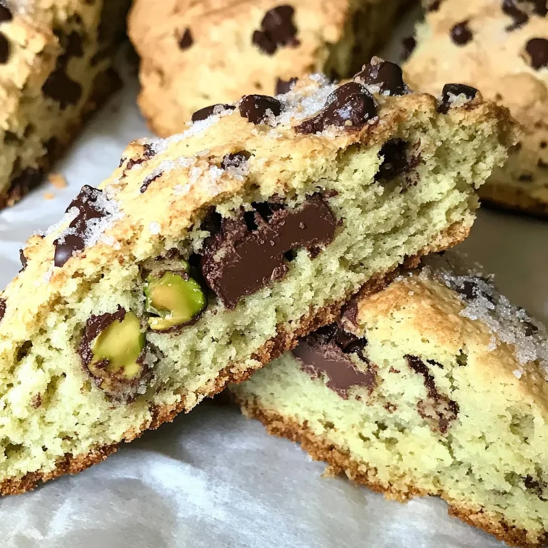 Pistachio Pudding Mix Scones