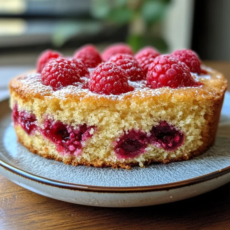 Raspberry Buttermilk Cake