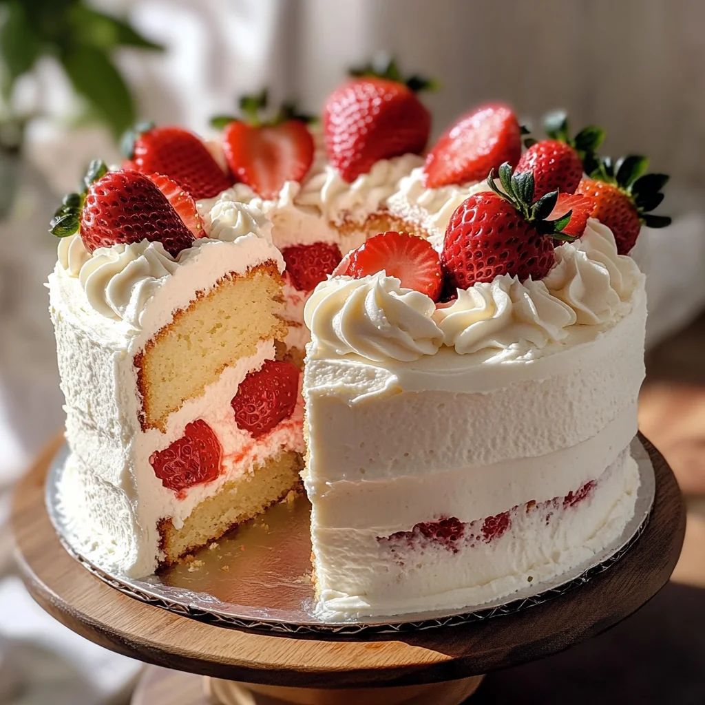 Strawberry Chiffon Cake