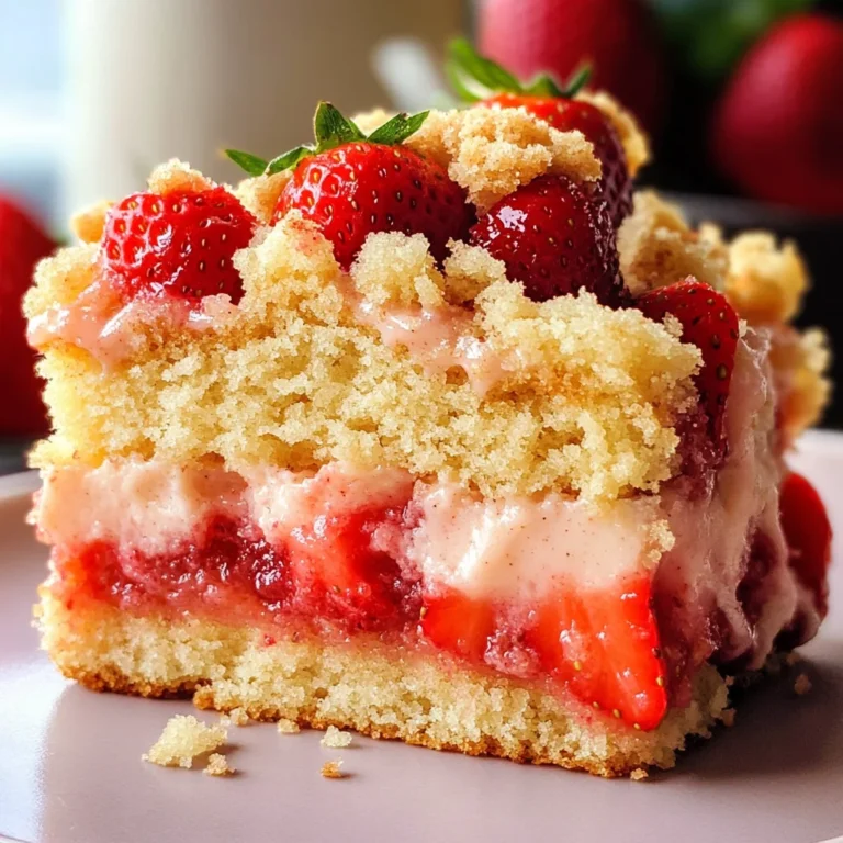 Strawberry Crumb Cake