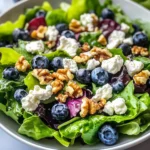 Tasty Easter Spring Salad with Goat Cheese